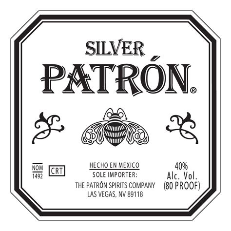silver patron logo.